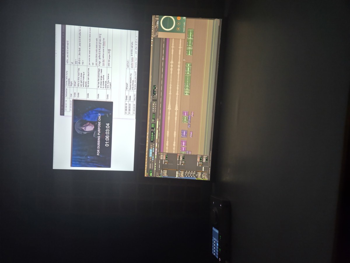 OTT post production session